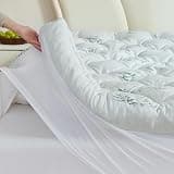Whatsbedding Memory Foam Mattress Topper Full Size, Slow Rebound Memory Foam Topper with Deep Pocket, Cooling Viscose Made from Bamboo Cover