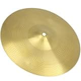 PATKAW Crash Cymbal for Drum Set Practice Jazz Drum Cymbal Portable Lightweight Brass Musical Instrument with Simple and Delicate Design for Drummers