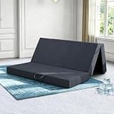 Opoiar Tri Folding Mattress 6 Inch Cooling Gel Memory Foam Queen Trifold Mattress Portable Floor Bed with Washable Ice Silk Cover & Storage Bag Space-Saving for Murphy Bed,Guest, Camping,Travel