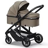 newyoo Infant Stroller, Nestro 516M, Convertible Baby Strollers with Reversible Seat & Cup Holder, Coches para Bebes, 2-in-1 Rear-Facing Pram, Warm Taupe