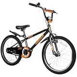 WEIZE Kids Bikes,20 Inch Boy's Bike for Kids,BMX Style Bicycle for Boys Girls Ages 4-12 Years Old,Kids Bicycle with Adjustable Seat,Training Wheels,Front and Rear Fender,Black