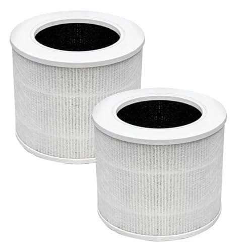 Replacement Filter for LEVOIT for Mini Air Purifier Filter 3-in-1 High-Efficiency Activated Carbon, Mini-RF Mini-P commendable(2 Pcs)