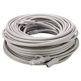 Omquot 5M (20m) RJ45 + DC Ethernet CCTV Cable with Power Extension for IP Cameras NVR System 10Mbps 100Mbps for Indoor and Outdoor Use Black Plastic