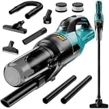 DEMIMA Cordless Vacuum Cleaner for Makta 18V Battery, 6 in 1 Handheld Electric Vacuum Cleaner with HEPA Filter and LED Light, 46 CFM Portable Hand Vacuum for Floor, Carpet, Car (Battery Not Included)