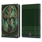 Head Case Designs Officially Licensed Anne Stokes Woodland Guardian Dragons Leather Wallet Case Compatible with Amazon Kindle 11th Gen 6in 2022