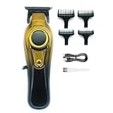DAXXIN Hair Clippers, Hair Trimmer for Men T-Blade LED Display Rotation Regulation Professional Clipper Finishing Machine