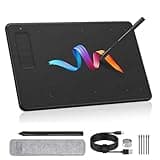 IMAGE Graphics Drawing Tablet 9.45 x 6.1 Inch, 8192 Levels Pressure Battery-Free Pen, 12 Shortcut Keys Digital Drawing Pad for Art & Design, Compatible with Windows Mac Android