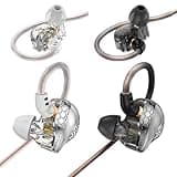 BZINK 2 Pack in Ear Monitor Headphones, H89 IEM Earphones Wired Earbuds with Microphone for Gaming Music, Powerful Bass Crystal Clear Sound Ear Buds, Earbuds for Computer,School,PC,Students 3.5 Plug