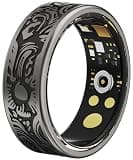 CNBRO Smart Ring Heart Rate Monitor Sleep Ring Fitness Tracker Blood Pressure Step Counter Calories Pedometer Waterproof Health Vintage Smart Rings for Men Women Unique Anillo inteligente