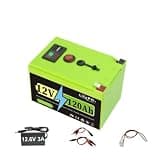 MDHZRRXCQ 12V100Ah Built-in BMS Lithium-ion Battery for Drone Toy Car, Camping, Fishing, Outdoor and Other Mobile Charging Batteries(12V 120Ah Charger)