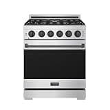 30 Inch Professional Liquid Propane with Precision Knob Control in Stainless Steel/Black