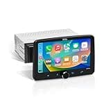 BOSS Audio Systems BCPA8 Single DIN Car Stereo Wireless Apple CarPlay, Android Auto, 8 Inch Touchscreen, Bluetooth, AM/FM Radio Receiver
