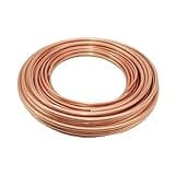 Soft Copper Tube Coil OD T2 Seamless Round Pipe Refrigerators Air(12x1mm)