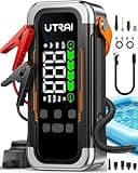 UTRAI Jump Starter with Air Compressor, 6000A Peak Battery Jumper Starter Portable (All Gas & 10.0L Diesel) with 150PSI Tire Inflator & Air Blower, PD 30W Fast Charge, 12V Jump Box Jump Pack