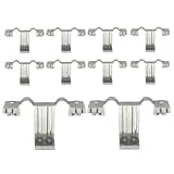 Solar Panel Drainage Clips | Edge Mount Clamp,Solar Panel Clips,for Rust Prevention Dirt Accumulation Roof Photovoltaic Upgrade Maintenance Dusty Area