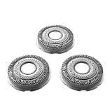 3pcs Compatible For SH91 Replacement Shaving Head 3 Razor Blades Compatible With Shaver Series S9000 /9000 Prestige