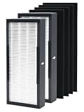 Exlyric 2 Pack Replacement Filter Set Compatible with Alen T100 T300 Air Purifier, Matching TF30 TF15 TF35, Includes 2 Main Filters & 4 Pre-Filters, Premium Replacement Accessories