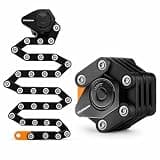 VitoUrbane Electric Scooter Lock - Heavy Duty Anti-Theft Folding Combination Bike Lock for E-Bikes, Bikes, Mopeds & Motorcycles, Compact Alloy Steel Security Lock with Mounting Bracket