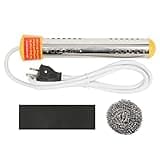 Cufaee 1500W Immersion Electric Water Heater, Stainless Steel Fast Heating Safe Heating Rod With 1.5m Cord Yellow Design for Home Washbasins