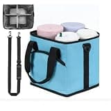 Syyavrrta Portable Oxford Cloth Storage Cube with Handle - Foldable Organizer Bin for Luggage, Car Trunk & Closet (1 Pack)
