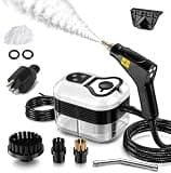 Choimixs Steam Cleaner, 2500W High Temperature Pressurized Steamer with 6 Adjustable Levels - Portable Multi-Surface Steam Cleaning Machine for Kitchen, Bathroom, Furniture (White)