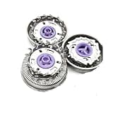 3pcs/Lot Replacement Shaver Head ,Compatible For Philips For Norelco Series HQ3 /4/54 /6900/6940 /6868/56 /55/851 /912 /136YQ6008