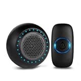 ONMYJFD Doorbell Kit Waterproof Touch Button Colorful LED Light Home Security Smart Chimes Alarm