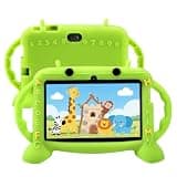 Kids Tablet, 7 inch Tablet with Case for Kids 2-10, Educational Learning Toddler Tablet Android 11, 3GB RAM+32GB ROM Storage, WiFi,Bluetooth,with Google Play YouTube, Baby Girl boy Present(Green)
