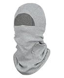 BOCOMAL FR Face Mask Flame Resistant Balaclava 4oz EX Lightweight Arc Rated Helmet Liner Covering Hood for Welding-CAT1 Heather Grey