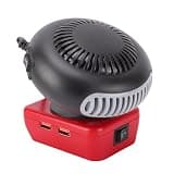 Yinhing Battery Powered Heater, Portable Space Heater with 360 Rotation 2 Temperature Settings 2 USB Ports, Safe Compact Cordless for Home Office Camping Car