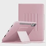 HSIAOZ Case for Lenovo Idea Tab Pro 12.7 inch 2025, Ultra Slim Multi-Angles Viewing Stand Back Cover Shockproof Premium PU Leather Protective Case for 12.7” Idea Tab Pro (Pink)