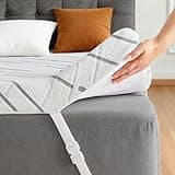 bedsmile 3 Inch Gel Memory Foam Mattress Topper Twin Size with Removable & Washable Viscose Made from Bamboo Cooling Breathable Cover, Soft Bed Topper for Back Pain, CertiPUR-US Certified