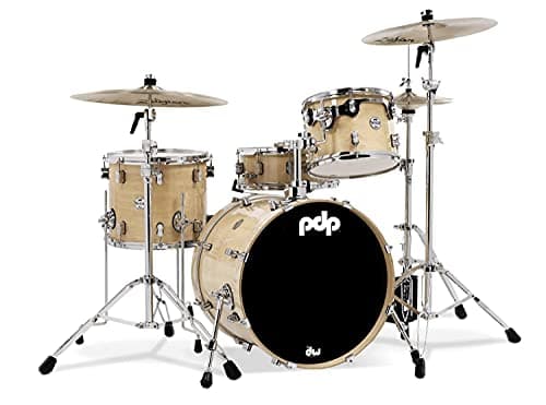 Pacific PDP Concept Maple 4-Piece Drum Shell Pack w/Chrome Hardware-Natural (PDCM2014NA)