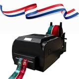 Digital Ribbon Printer Machine, 108mm Satin & Foil Label Printer for Floral Bouquets, Crafts & Wedding Bows, Supports 50+ Languages - Perfect for Gift Wrapping!
