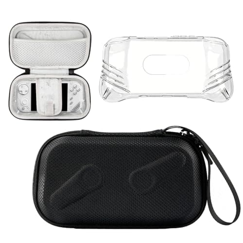 Protection Kit Compatible with MINILOONG Pocket 1, Includes TPU Protective Case + EVA Hard Shell Carrying Bag (Transparent)