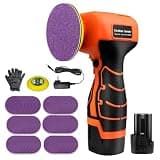 16.8V Cordless Electric Sander with 36PCS Sandpapers, 3500 RPM, 3.0Ah Battery, Lightweight & Compact Design for Wood, Metal, Paint Removal, and DIY Projects