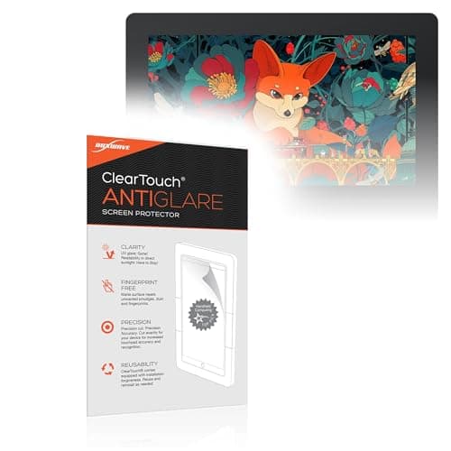 BoxWave Screen Protector Compatible with XPPen Artist Ultra 16 Drawing Tablet (15.6 in) - ClearTouch Anti-Glare (2-Pack), Anti-Fingerprint Matte Film Skin