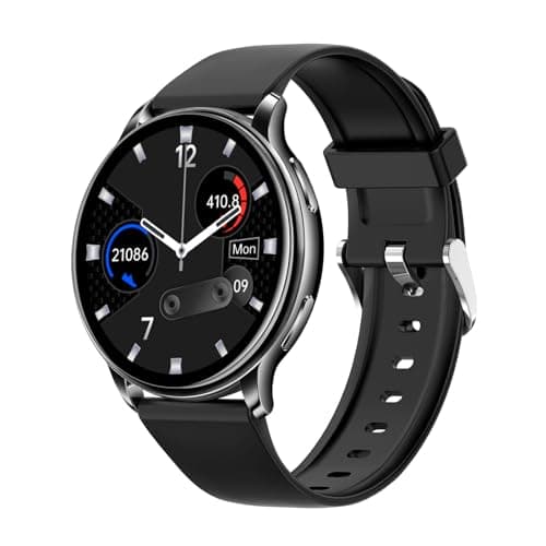 Smart Watch(Call Receive/Dial),Fitness Watches for Women Men Waterproof Smartwatch for Android iOS Phones Compatible iPhone with Text and Call Digital Watch Heart Rate Blood Pressure Monitor,B