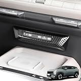YBMPVEE Charging Port USB Socket Protective Cover Trim Compatible with Kia Seltos 2027 Accessories (Carbon Fiber Pattern)