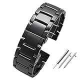 ILAZI Smart watchband 20mm 22mm Ceramic bracelet For gear S2 S3 S4 Replacement Strap For watch2 Pro gt2 magic bands(5,18mm)