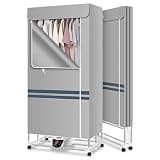 Heated Clothes Airer 2300W Electric Dryer Rack, Foldable with Remote Control and 240 Min Timer, Auto Power-Off, Efficient Clothes Drying Solution