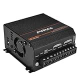 PRV Audio MDX800.4 2 Ohm Mini 4 Channel Car Audio Amplifier 4 x 200 Watts RMS at 2 Ohm - Compact 800x4 Amp Stereo, 800 Watts RMS, 2 Channel bridgedable, Multichannel Full Range