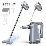 FEPPO Steam Mop & Detachable Handheld Steam Cleaner for Home and Floor Cleaning, 15s Heat-Up, 230°F Floor Steamer for Deep Cleaning with Multi-purpose Attachments Hardwood Floors, Tile,Grout,Furniture