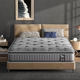 Povirt Full Mattress 12 Inch in a Box, Hybrid Full Mattress with Memory Foam and Innersprings, Medium Firm Full Size Mattress for Motion Isolation and Pressure Relief, CertiPUR-US