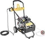 7.5HP 2200PSI Petrol Pressure Washer, Gasoline High Pressure Cleaner with 5 Nozzles & 26ft Hose on Wheels for Car, Patio, Driveway, Garden, RV, Boat, Deck and Outdoor Surfaces (Professional Grade)