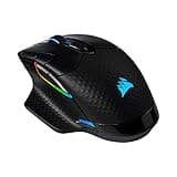 Corsair Dark CORE RGB PRO SE Wireless FPS/MOBA Gaming Mouse with Qi Charging – 18,000 DPI – 8 Programmable Buttons – Sub-1ms Wireless – iCUE Compatible – PC, Mac, PS5, PS4, Xbox – Black