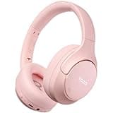 TOZO HT3 Hybrid Noise Cancelling Headphones, 90H Battery Life Wireless Over Ear Bluetooth 6.0 Foldable Headset, AI Voice Assistant with 5 Mics, Connect 2 Devices and Hi-Res Sound, 32 EQ Audio Presets