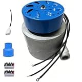 ZHOZHUT 3000W Micro Hydroelectric Generator 110V / 220V Hydraulic Generator Aluminum Alloy Water Turbine, Portable Water Turbine Generator for Outdoor Lighting, Computer, TV, Camping,3kw,110V/220V