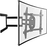 TV Bracket, TV Wall Mount TV Mount,Adjustable TV Wall Bracket,Fits Most 32-65 Inch LCD Curved TVs,with Loading 77lbs,Can Tilt,Swivel,Telescopic,Save Space TV Mount TV Stand