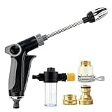 Washer Gun,High Pressure Washer Handheld Power Washer,Garden Hose Nozzle with 360° Rotating Nozzle,3 Spray Modes,Handheld Jet Nozzle Power Washer for Garden Hose - Fit with U.S. 3/4In Threaded Hoses